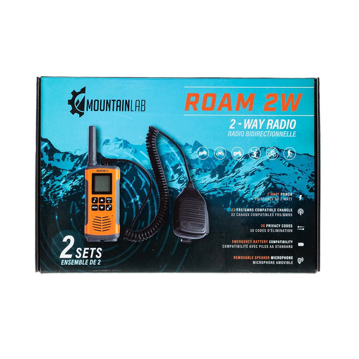 Mountain Lab Roam 2W 2-Way Radio (Set) - 2