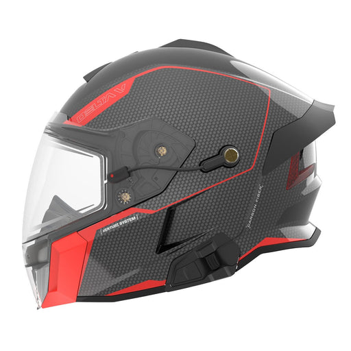 509 509 Delta V Carbon Commander Helmet Racing RedSM