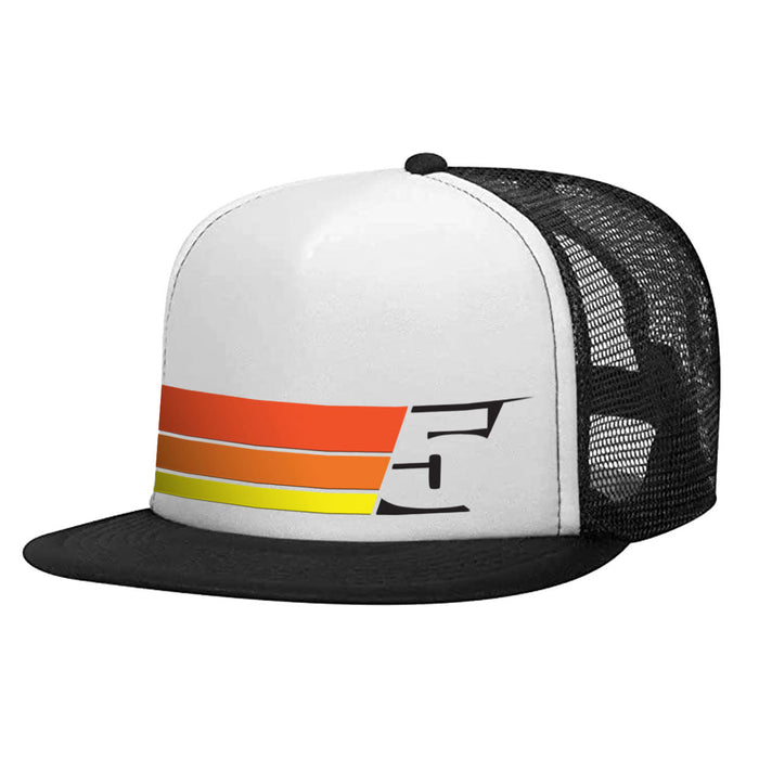 509 509 Five O Nine Flat Billed Trucker Hat Infrared