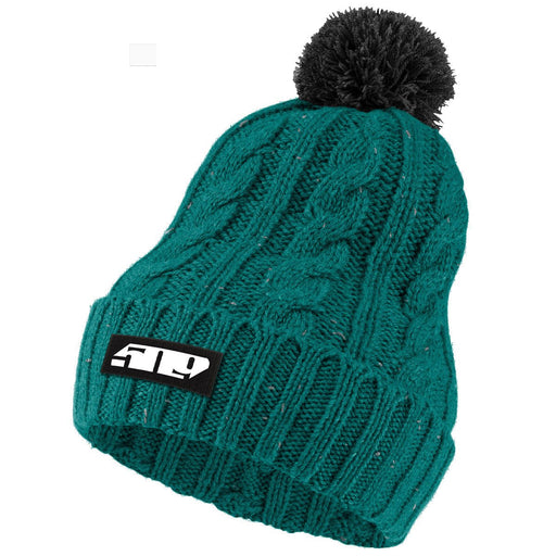 509 509 Fleck Pom Beanie Emerald FleckAdultsLavender