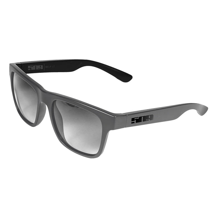 509 509 Whipit Sunglasses Matte Gray (Polarized Chrome Mirror)