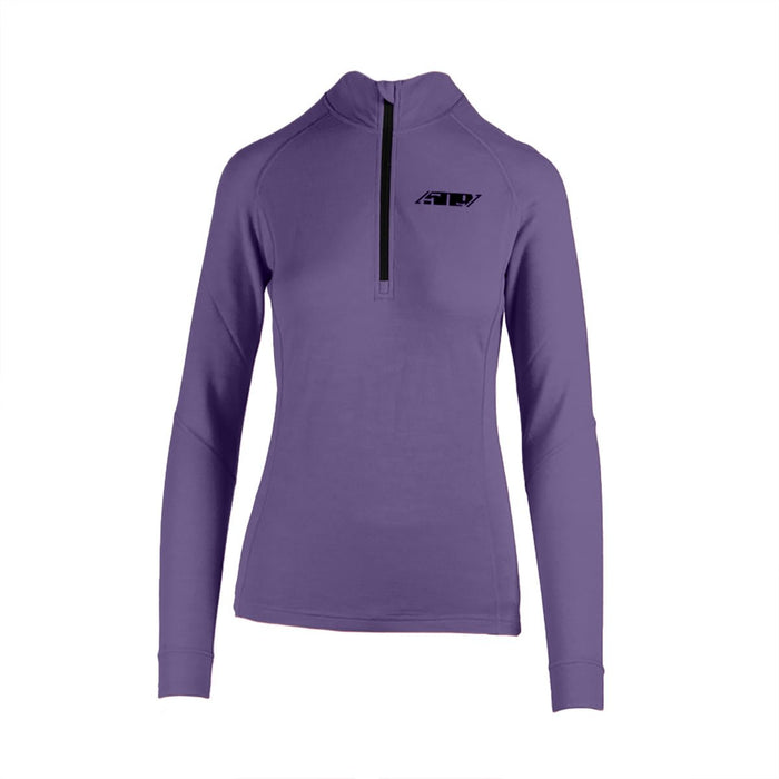 509 509 Women's FZN Merino 1/4 Zip PurpleXS