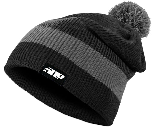 509 509 Trip Pom Beanie Black Gray