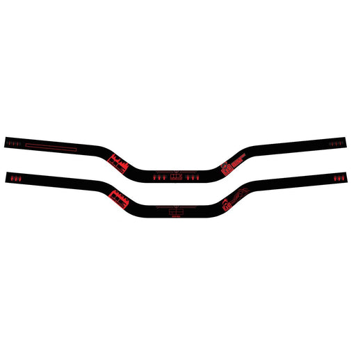 CFR CFR Hard Enduro Handlebars Ano Black/Blood Red1"/25mm