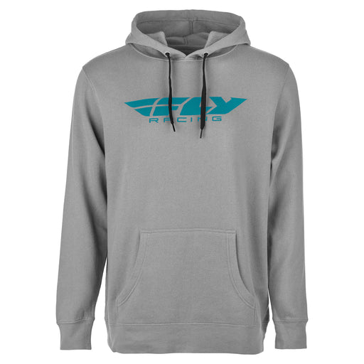 FLY Racing FLY Racing Corporate Pullover Hoodie Grey/BlueSM