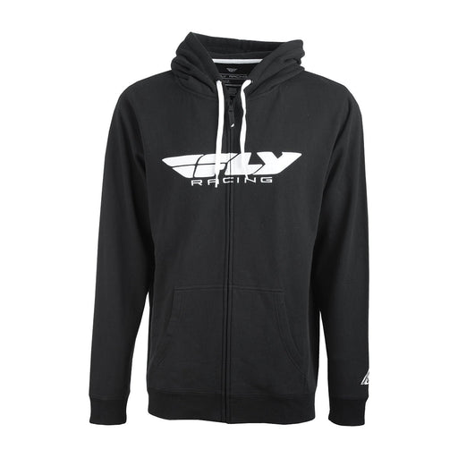 FLY Racing FLY Racing Corporate Zip Up Hoodie BlackSM