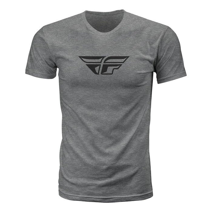 FLY Racing FLY Racing F - Wing Tee Dark Grey HeatherSM