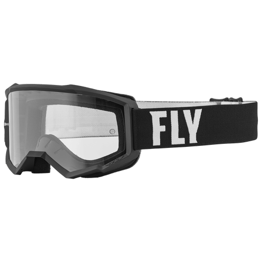 FLY Racing FLY Racing Focus Goggle Blue & White - Clear Lens