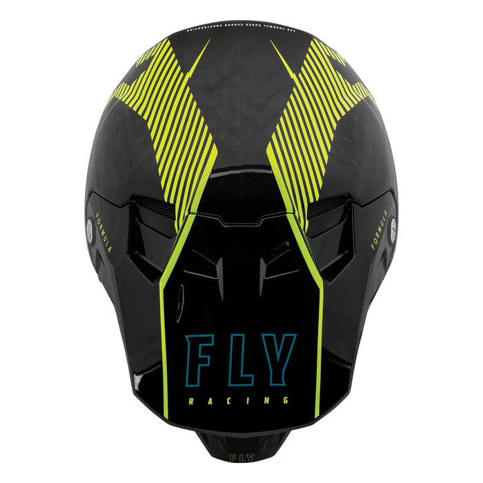 FLY Racing FLY Racing Formula Carbon Tracer Hi - Vis/BlackYLG