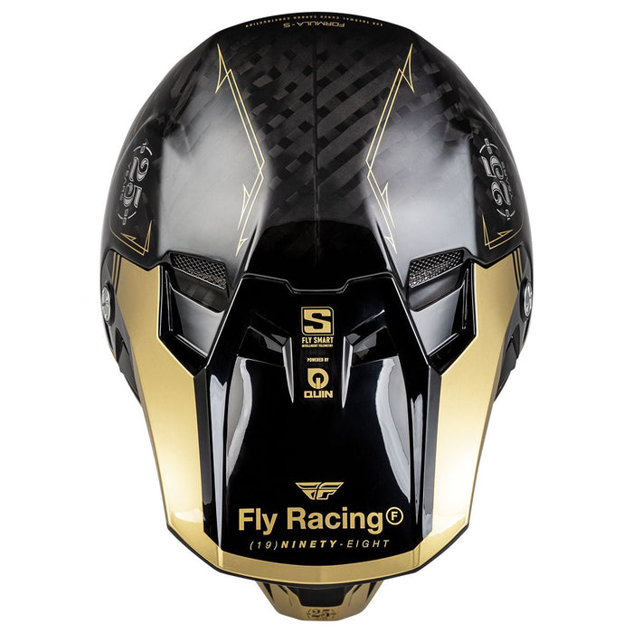 FLY Racing FLY Racing Formula S Carbon Helmet Black/GoldXS