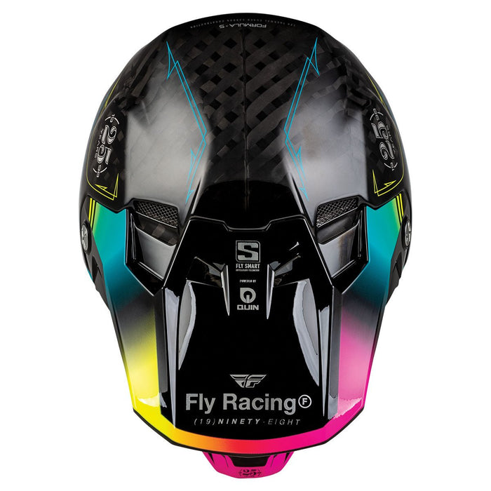 FLY Racing FLY Racing Formula S Carbon Helmet Black/Electric Blue/FuschiaXS