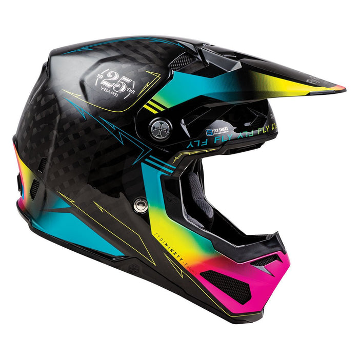 FLY Racing FLY Racing Formula S Carbon Helmet Black/Electric Blue/FuschiaXS