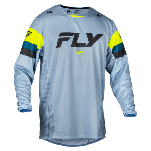 FLY Racing FLY Racing Men's Kinetic Prix Jersey Ice Grey/Charcoal/Hi - VisSM