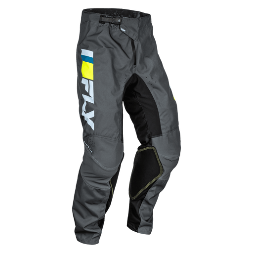 FLY Racing FLY Racing Men's Kinetic Prix Pants Ice Grey/Charcoal/Hi - Vis28