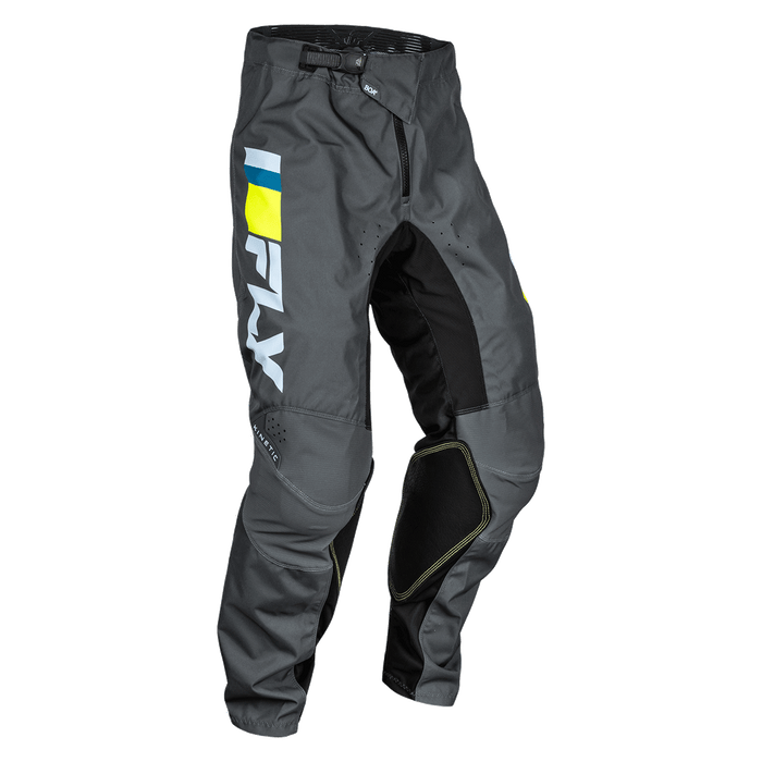 FLY Racing FLY Racing Men's Kinetic Prix Pants Ice Grey/Charcoal/Hi - Vis28