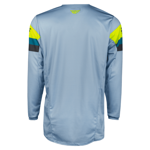 FLY Racing FLY Racing Youth Kinetic Prix Jersey Ice Grey/Charcoal/Hi - VisYS