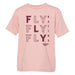 FLY Racing FLY Racing Youth Tic Tac Toe Tee PeachYS