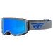 FLY Racing FLY Racing Zone Goggle Purple & Black // Sky Blue Mirror Smoke Lens