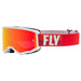 FLY Racing FLY Racing Zone Goggle Grey & Black // Silver Mirror Smoke Lens