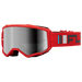 FLY Racing FLY Racing Zone Goggle Red & Charcoal // Silver Mirror + Smoke Lens