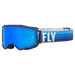 FLY Racing FLY Racing Zone Goggle Black & Blue // Sky Blue Mirror Smoke Lens