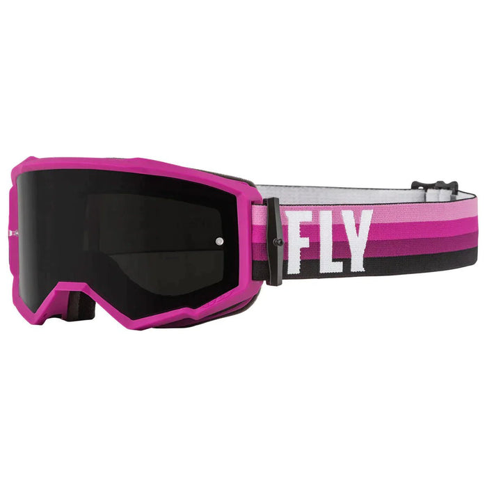 FLY Racing FLY Racing Zone Goggle Pink & Black // Dark Smoke Lens