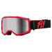 FLY Racing FLY Racing Zone Goggle Black & Red // Silver Mirror + Smoke Lens