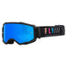 FLY Racing FLY Racing Zone Goggle Black & Sunset // Sky Blue Mirror + Smoke Lens