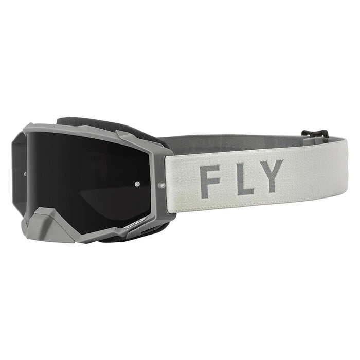 FLY Racing FLY Racing Zone Pro Goggle Blue // Sky Blue Mirror Smoke Lens + Posts