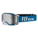 FLY Racing FLY Racing Zone Pro Goggle Blue // Sky Blue Mirror Smoke Lens + Posts