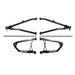 ZBroz Ski-Doo Gen 4/Lynx Boondocker Billet Upper/Chromoly Lower A-Arm Kit – BLACK Uppers
