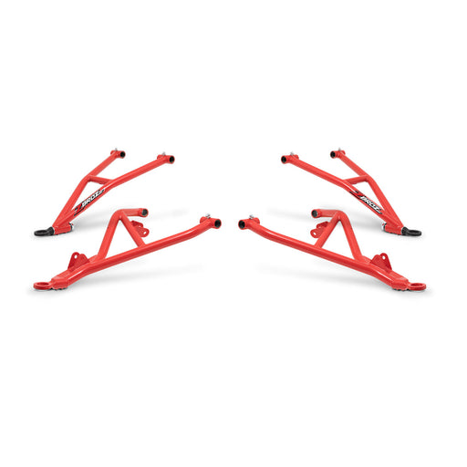 Polaris RZR XP 1000/Turbo | XP 4 1000/Turbo HD PRO +2 Forward Camber Adjustable A-Arm Kit – RED