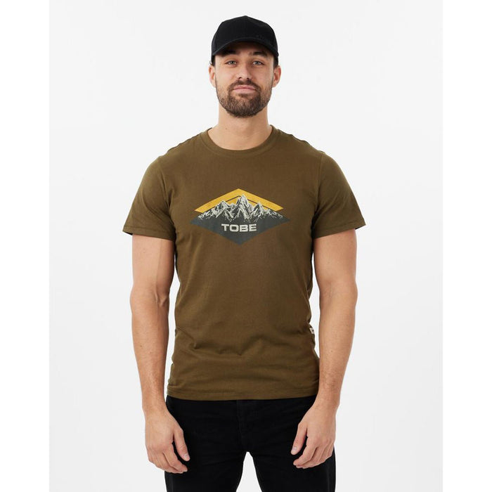 TOBE TOBE Path Diamond Tee (CLEARANCE) Dark Olive2XS