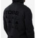 TOBE TOBE Strafe Icon Zip - Hoodie (CLEARANCE) Blackout2XS