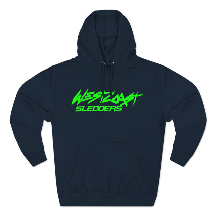 Printify WCS Team Hoodie (Green Logo) NavyS