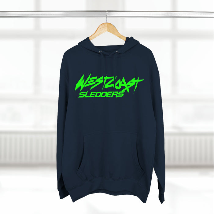 Printify WCS Team Hoodie (Green Logo) NavyS