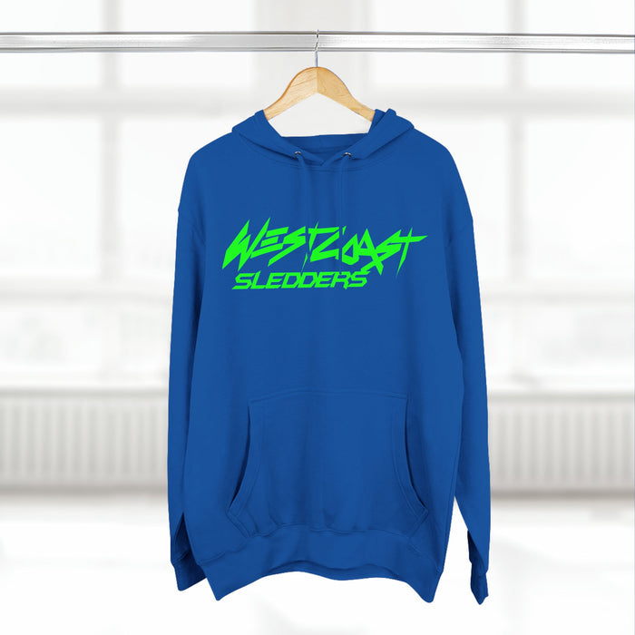 Printify WCS Team Hoodie (Green Logo) Royal BlueS